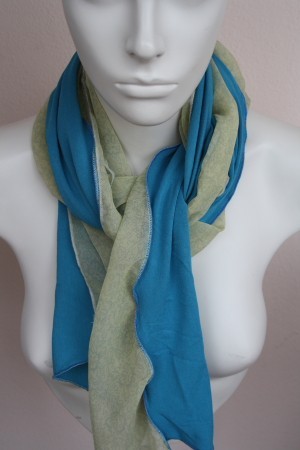 Damen Schal Liv aus Chiffon & Jersey