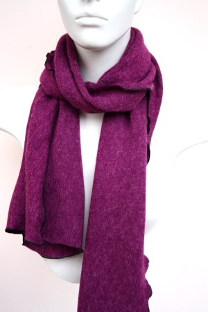 Schal Damen in lila aus Wolle